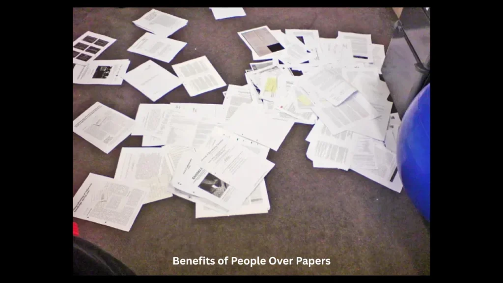 Benefits of People Over Papers